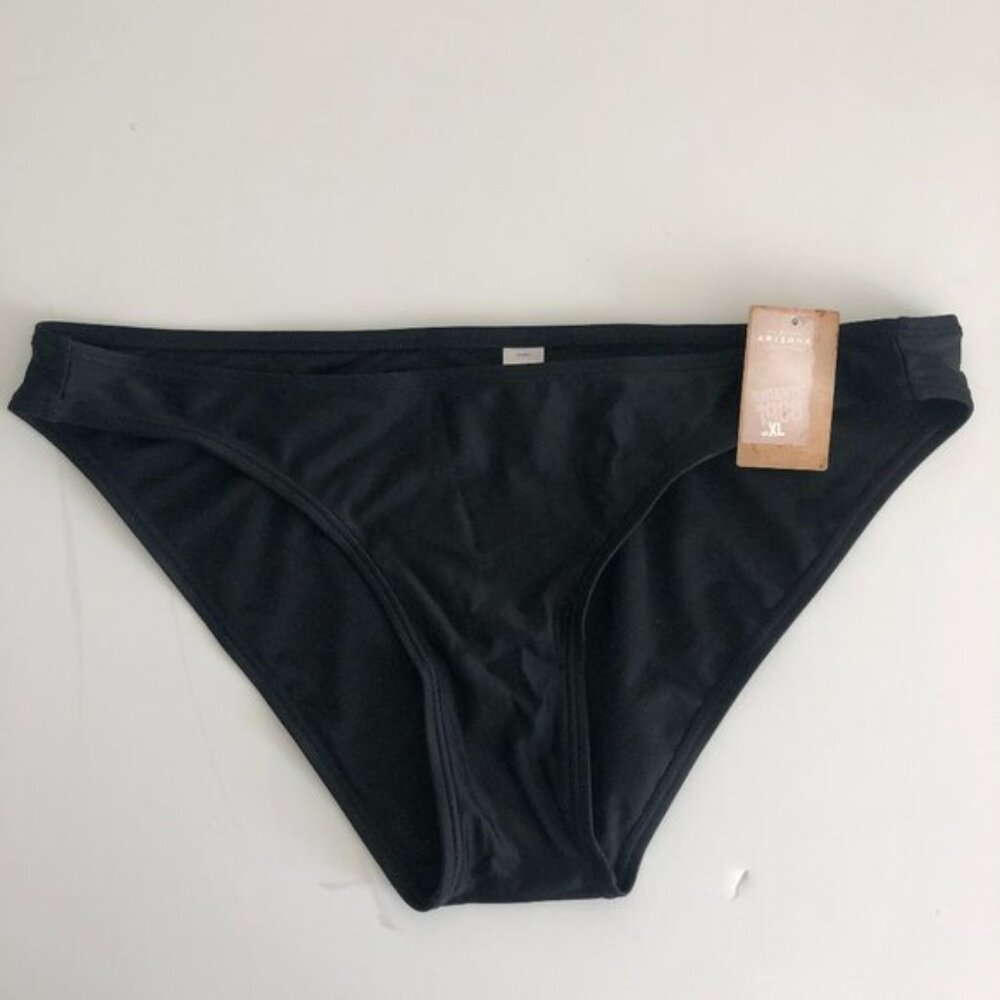 Arizona Bikini Swimsuit Bottom Black The Original Jean Company Sz. XL (Juniors)